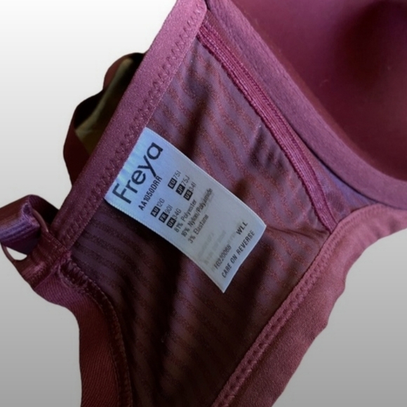 Freya Dark Cherry Idol Balcony Underwire T-Shirt Bra 34I - Picture 7 of 7